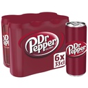 Dr Pepper Low-Calorie Cola Sleek Can 6x33cl