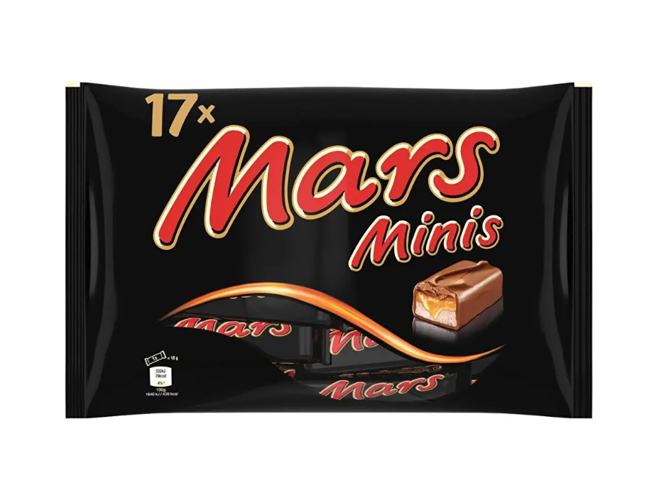 MARS® minis 333g, carton de 24