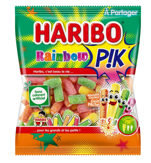 HARIBO Sour Candies Rainbow PIK 200g