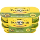 Sardines huile d'olive vierge extra PARMENTIER 3x55g "lot de 3 portions individuelles