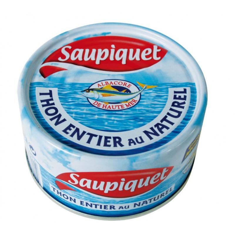Whole Tuna in Brine MSC 112g Saupiquet