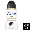 Dove Advanced Care Déodorant Spray Anti-Transpirant Invisible Dry 200ml