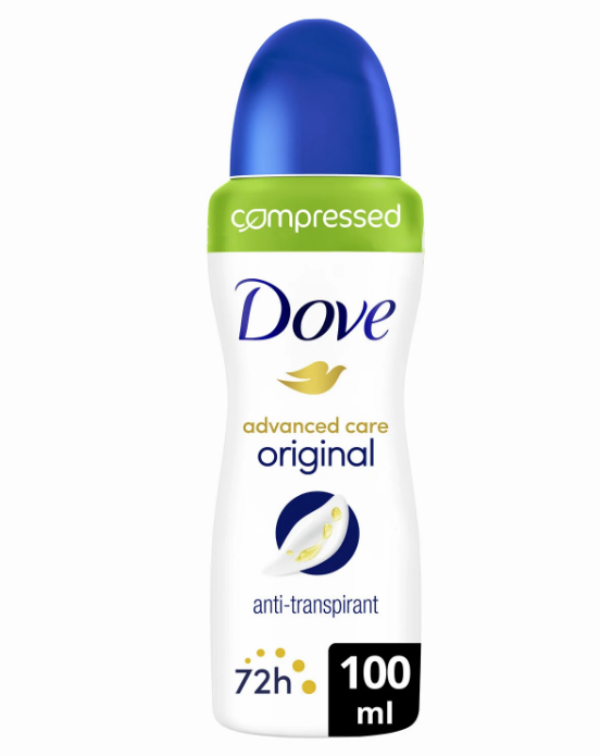 Dove Compressed Anti-Perspirant Spray Original 100ml