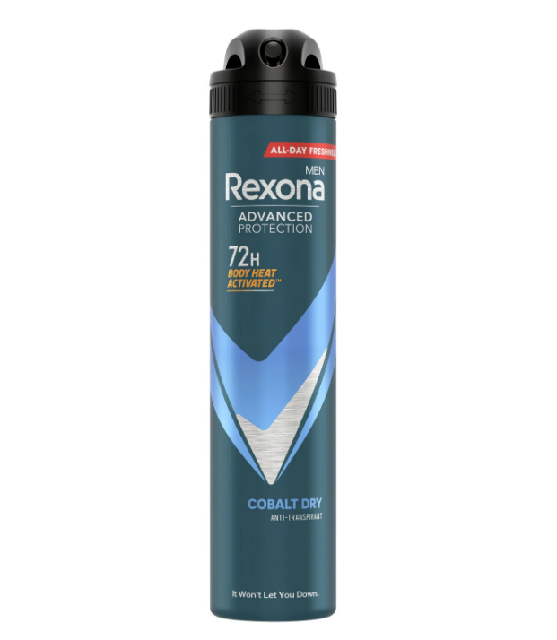 Rexona Men Advanced Protection Déodorant Spray Anti-Transpirant Cobalt Dry 200 ml