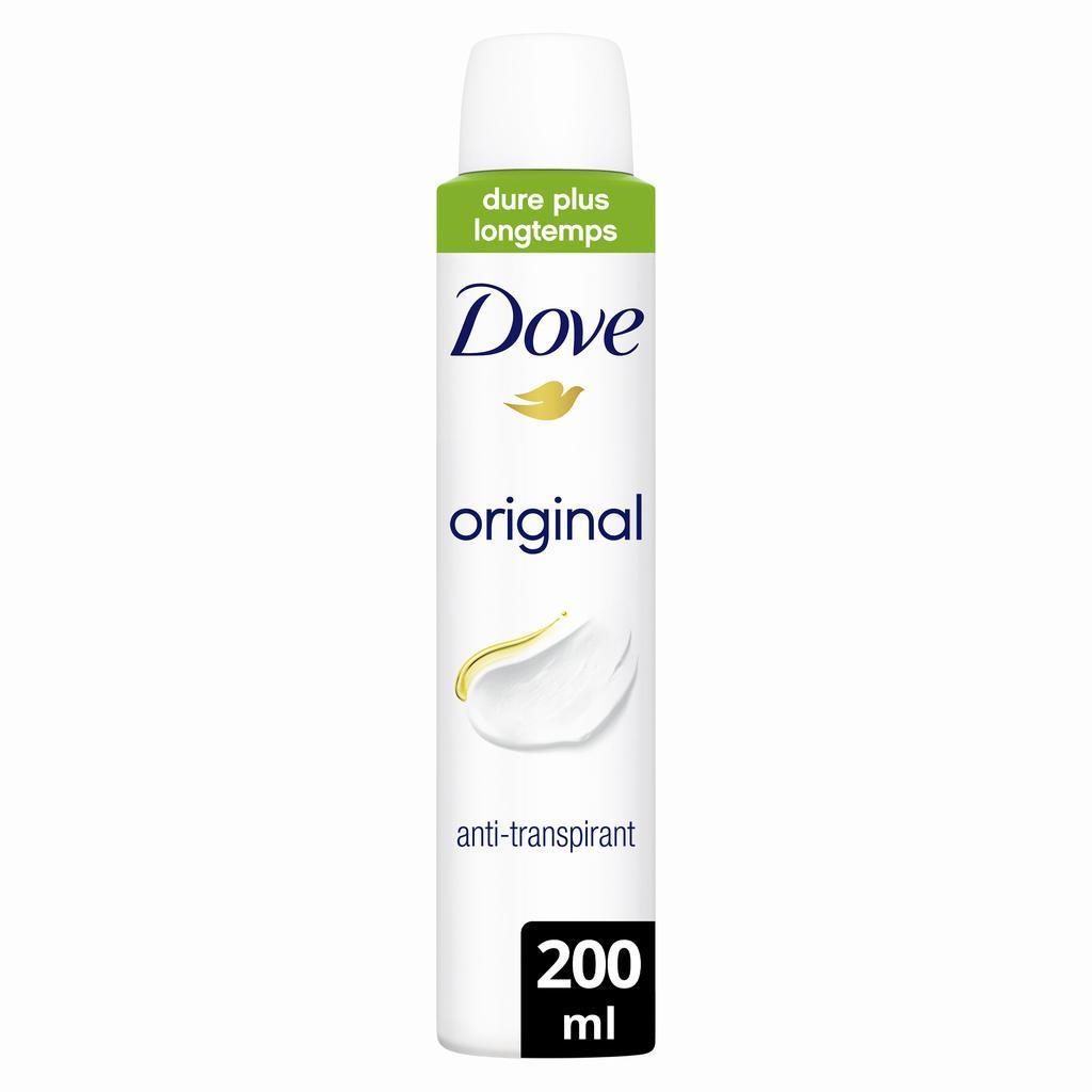 Dove Déodorant Spray Semi-Compressé Anti-Transpirant Original 200ml