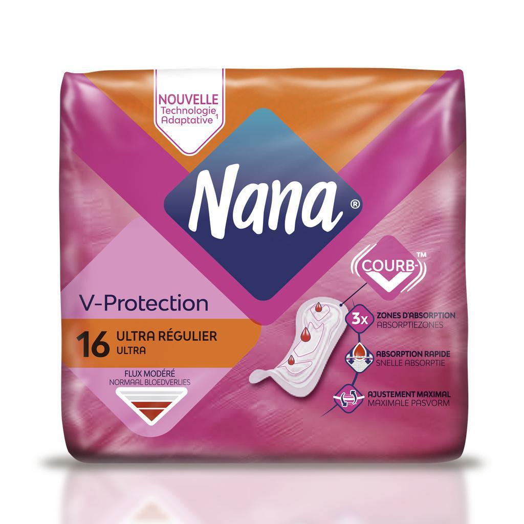 Serviettes Nana Ultra Régulier x16