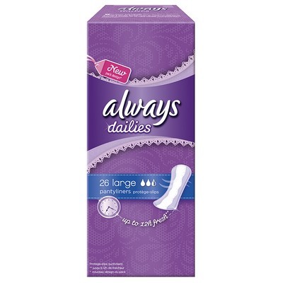 PANTIES-PROTECTIVE TOWELS ALWAYS LARGX26