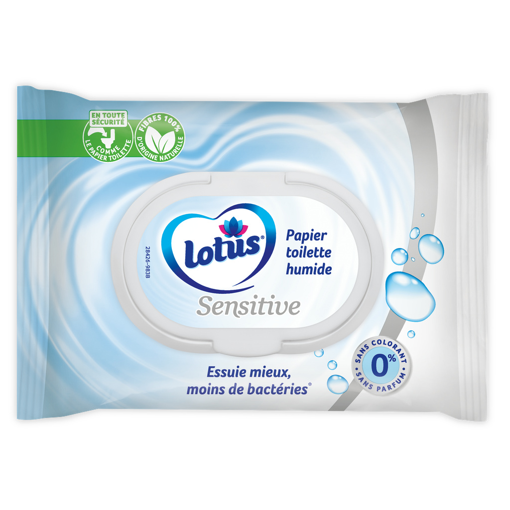 Lotus Sensitive Moist Toilet Tissue x42