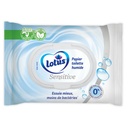Papier toilette humide Lotus Sensitive x42