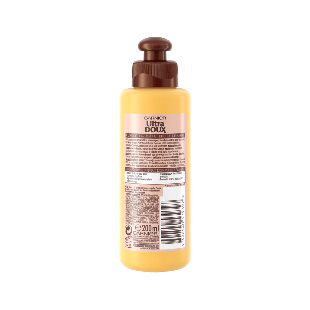 ULTRA DOUX SOIN SS RINCAGE AVOCAT KARITE 200ML