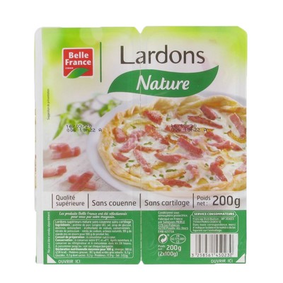 PLAIN LARDS 2X100G     BF