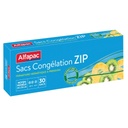 30 Reinforced ZIP Freezer Bags - Medium Size