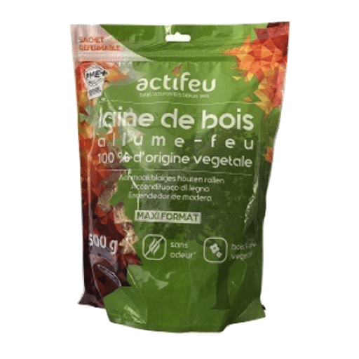BT 500G LAINE DE BOIS ACTIFEU