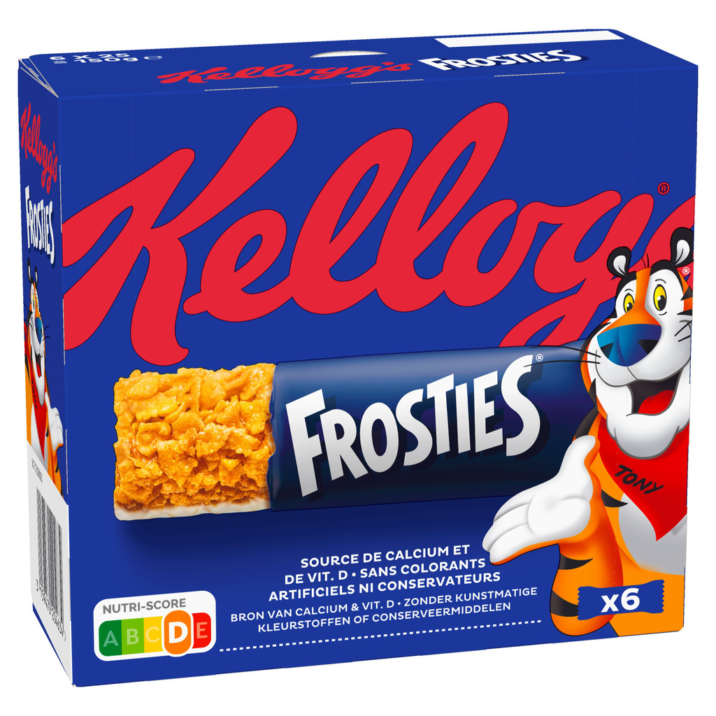 Barres Céréales Frosties Kellogg's - 6x25g