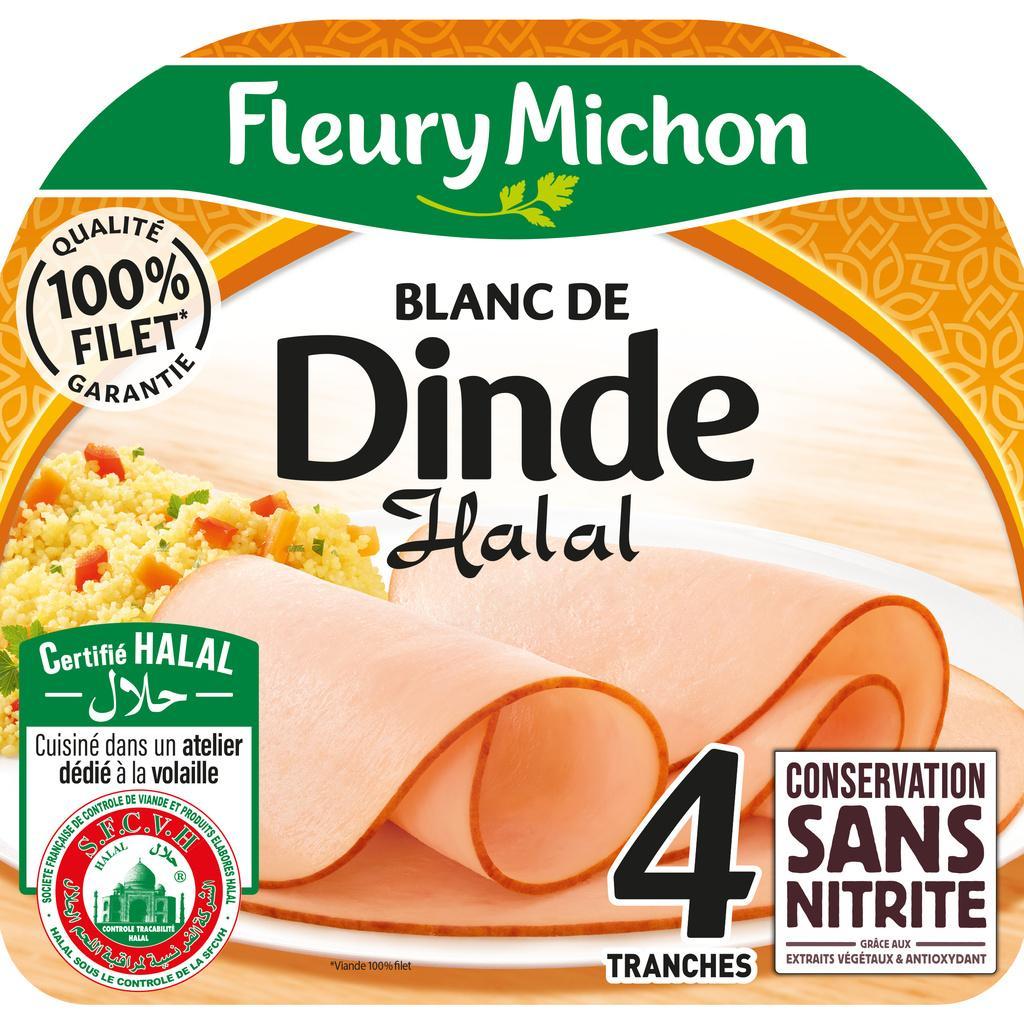 4 Slices HALAL Nitrite-Free Turkey Breast