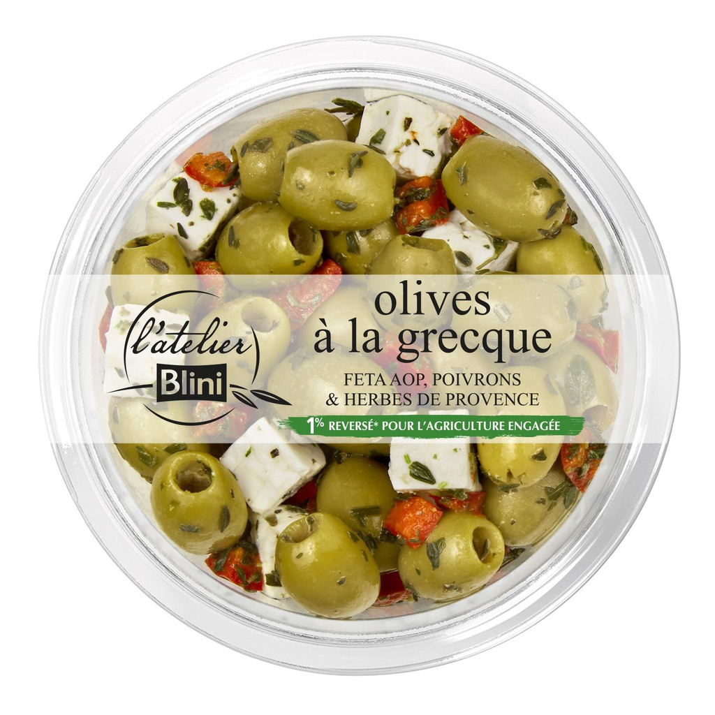 Olives à la grecques 150g