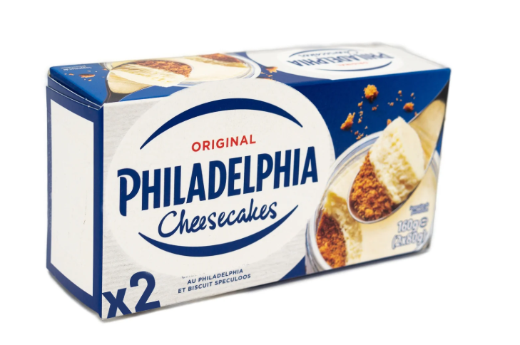 BT 2X80G CHEESECAKE PHILADELPHIA