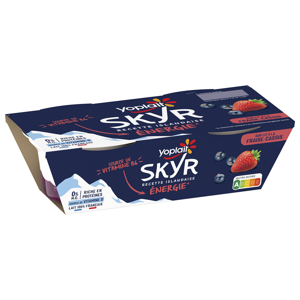 RAY YOPLAIT SKYR ENERGIE FRUITS ROUGES
