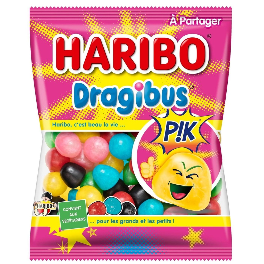 HARIBO Dragibus Soft PIK Sweets 230g