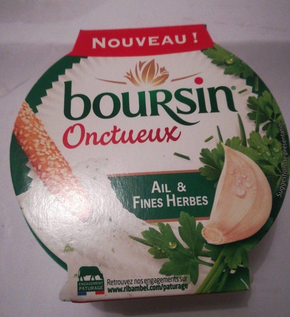 BOURSIN CREAMY GARLIC & HERBS POT 125G