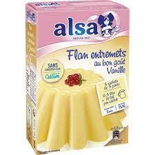 Préparation Flan Entremets Vanille alsa 192g