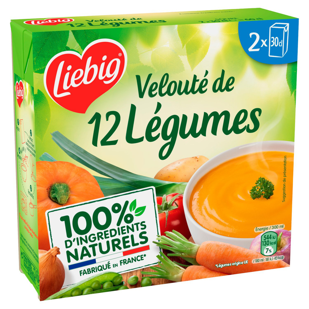 Liebig Velouté de 12 légumes 2 x 30 cl