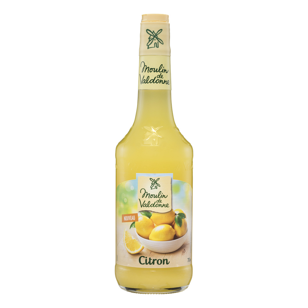 SIROP MOULIN DE VALDONNE CITRON BOUTEILLE 70 CL
