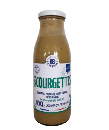 B 490G SOUPE COURGETTES ILE BLEUE