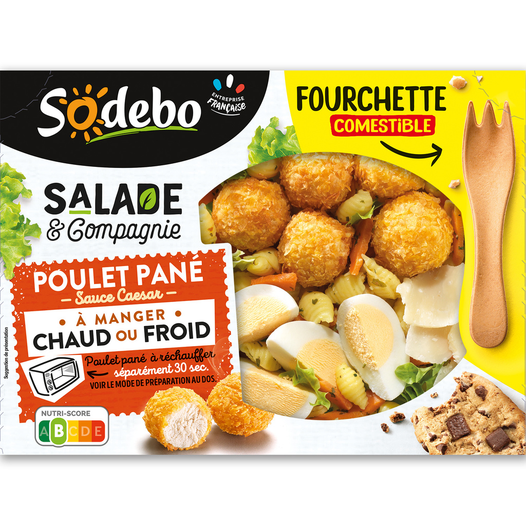 SODEBO SALAD&CIE 320G BREADED CHICKEN