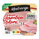 Le Jambon Blanc Sans Couenne, Ss Nitrite, Ss Antibiotiques 140g Elevages Bien Être