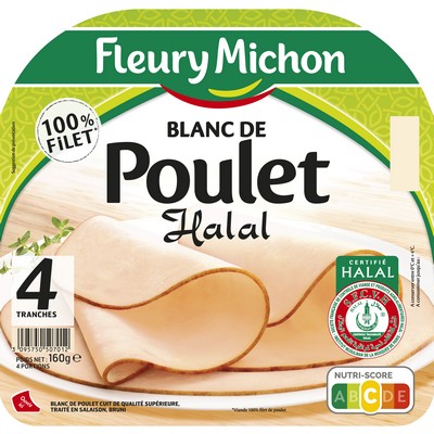 WHITE CHICKEN 4SL.HALAL 160FM