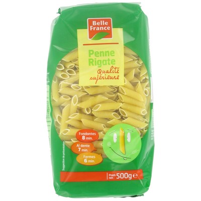 Belle France Penne Rigate Pasta QS 500g