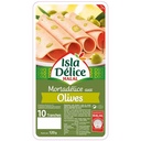 Halal Olive Mortadella Slices x10 120g