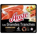 Jambon cru Aoste Les Grandes Tranches - 4 tranches -100g