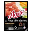 Jambon cru Aoste Les Fines et Fondantes - 6 tranches - 100g