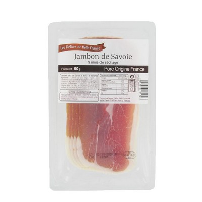 Savoie Dry-Cured Ham Aged 9 Months 6 Slices DBF 90g