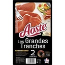 Jambon cru Aoste Les Grandes Tranches - 2 tranches - 55g