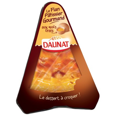 LE FLAN PATISSIER AU OEUFS FRAIS DAUNAT 120g