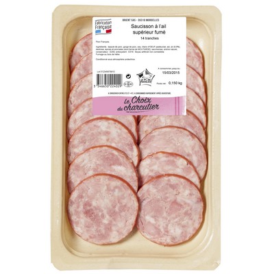 Premium Garlic Saucisson 12-14 Slices 150g