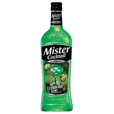 MISTER COCKTAIL Non-Alcoholic Lime Kiwi Cocktail 75cl 0°