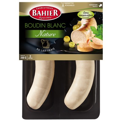 BOUDIN BLANC NATURE PAST. 2X125GR