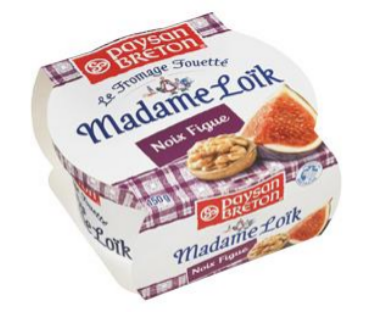 PAYSAN BRETON Le Fromage Fouetté Mme Loik - Figue Noix - 150gr