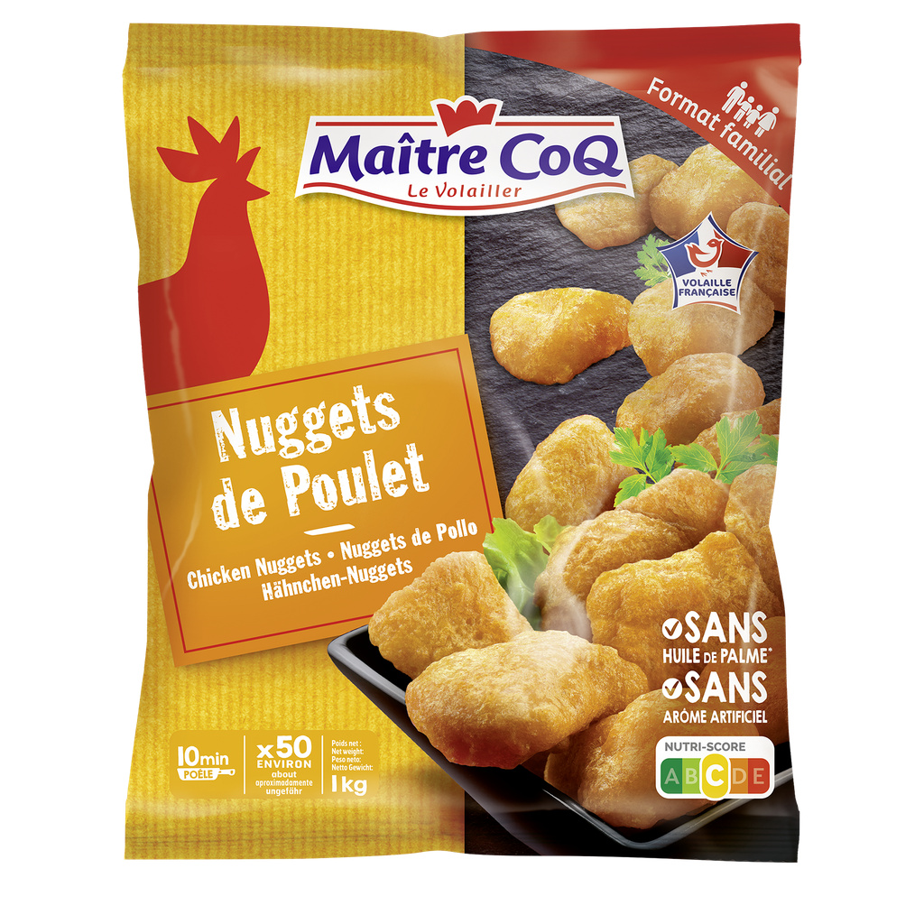 MAITRE COQ NUGGETS DE POULET SACHET SURG 1K
