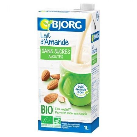 BJORG Organic Unsweetened Almond Milk 1L