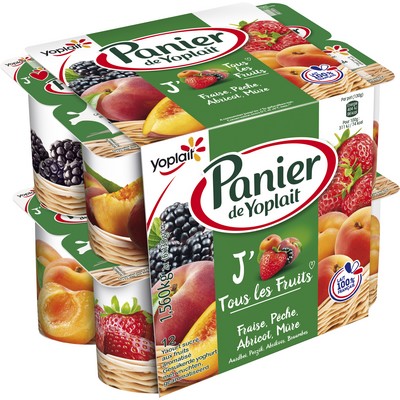 STANDARD FRUIT SELECTION YOGURT 125G X12