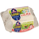 X6 OEUFS FERMIERS LR TC LOUE