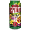 Desperados Tropical - Bière aromatisée au spiritueux Rhum, Fruit de la passion, Citron vert - 50 cl - 5,9°
