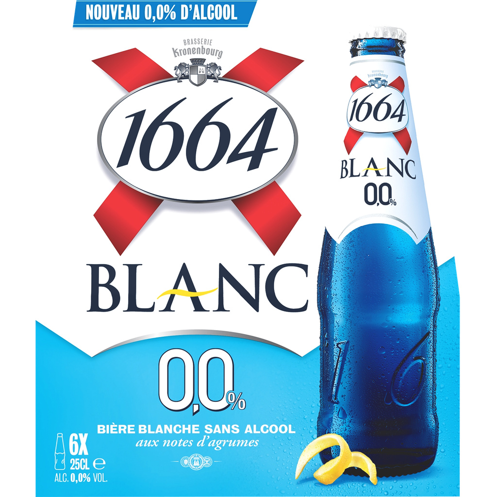 1664 Blanc Alcohol-Free 6 x 25 cl