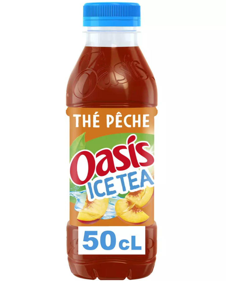 Oasis Peach Iced Tea PET 50cl x12
