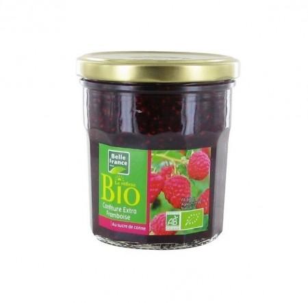 Organic Raspberry Extra Jam Belle France Jar 370g